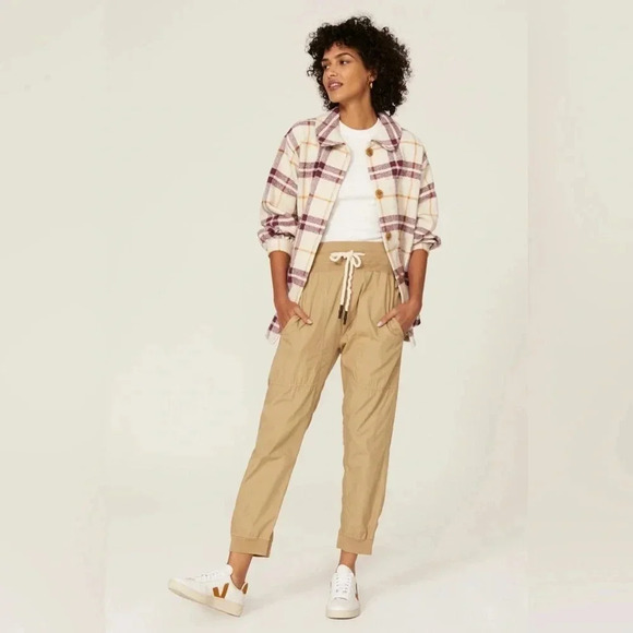 893 Ba&sh Qetsia Overshirt Size 1 Color Cream Purple - Picture 3 of 10